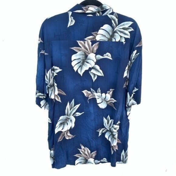 Campia Moda Hawaiian Shirt Sz L Men Vacation Button Down Short Sleeve - Picture 2 of 10